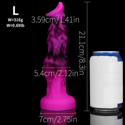 Silicone Penis Knot Dildo Adult Toys Dog Dildos Women Adult Toys Dildo Sexual Men Dildo Women Vaginal Fantasy Dildo Realista