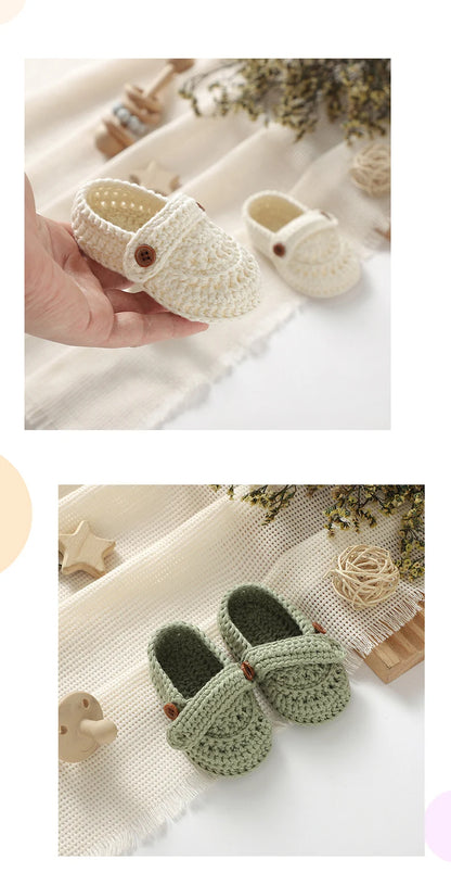 Baby Shoes Cotton Knit Newborn Girls Boy Footwear 0-18M Fashion Solid Shallow Infant Children Clothing Accessories Bedding Boots