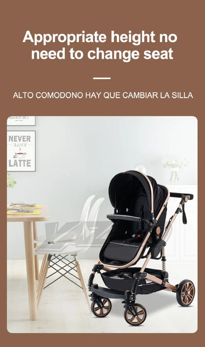 Baby stroller 3 in1,four wheel stroller,2 in 1 baby car,Lightweight strollers,Mutifunction Strollers,baby carriage,Poussette
