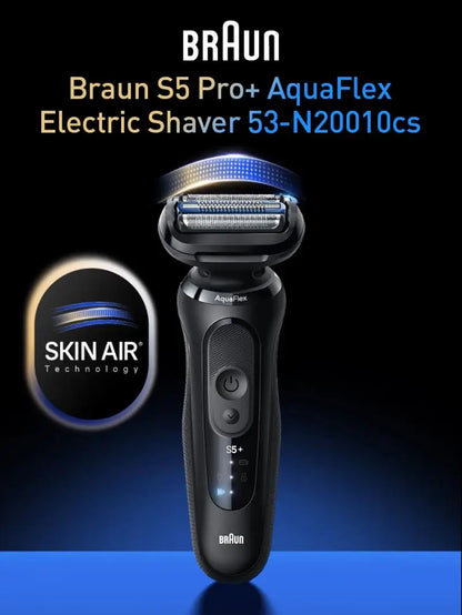 Braun Electric Shaver Series S5 Pro+ Reciprocating Electric Shaver Men Razors Ipx7 Waterproof Beard Trimmer Wet and Dry Dual