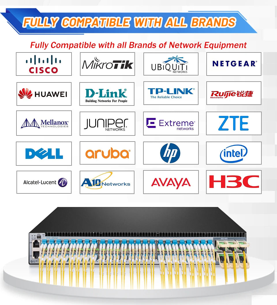 40G QSFP To 4*10G SFP+ DAC Cable 1m/2m/3m Direct Attach Copper Breakout Cable Compatible with Cisco,HuaWei,Mikrotik Fiber Switch