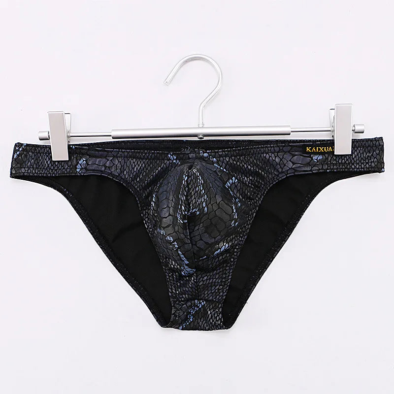 Foreign trade low-rise men's briefs men's underwear triangle printed underwear cross-border underwear wholesale KX020-SJ