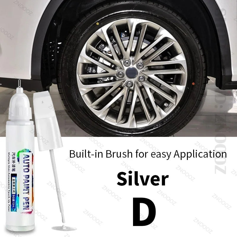 For LEXUS RX Touch Up Paint Wheel Repair Kit Quick And Easy Wheel Scratch Repair Rim Paint For Car Wheel Repair Silver Black