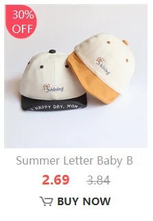 Children's Kids Baseball Cap for Girl Boy Spring Summer Baby Sun Hat M Letter Embroidered Toddler Peaked Caps кепка 아기모자