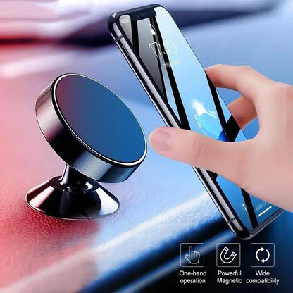 Metal Magnetic Car Phone Holder Magnet Mount Mobile Cell Phone Stand 360° Rotation Universal Cars Holder