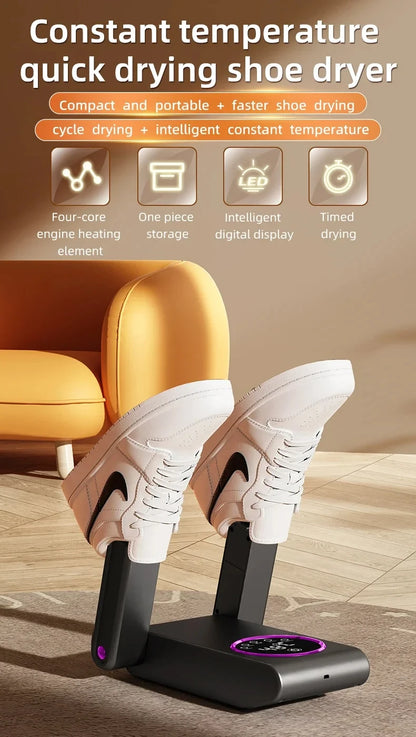 HOMEFISH Korean Style Electric Shoe Dryer 220V - Footwear Heater for Deodorizing And Sterilizing Home Use Appliance