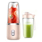 Portable Fruit Juicer Blenders Outdoor Personal Electric Mini Bottle Home USB Charge 6 Blades Double Cup Juicer Machine