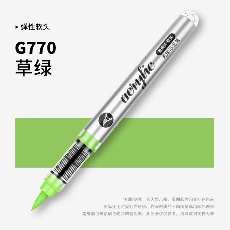 1 PC 120 Colors Acrylic Paint Marker Pens Professional Drawing Pens for Graffiti Manga School Aesthetic Stationery Art Supplies