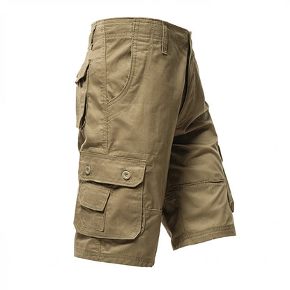 Men's Cargo Shorts Big Size Sports Knee Shorts Classic Short Pants Streetwear Hip Hop Straight Loose Pants