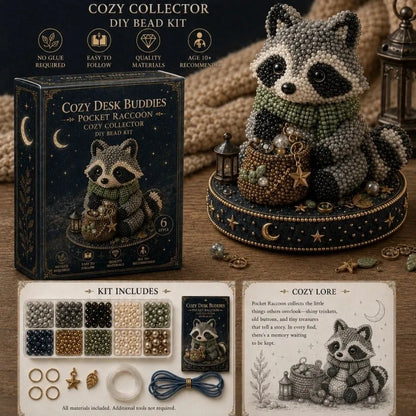 3D Design Animal Guardian Beading Kit Animal Shape Material Package Animal Bead Set with Colorful Beads Handmade Bead Craft Set