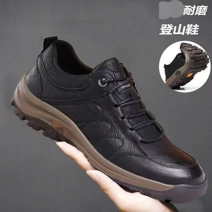 Men's Outdoor Sports Casual Climbing Shoes Winter Fleece Low Help Cotton Shoes Anti-slip Dad Shoes Large Size Men's Shoes
