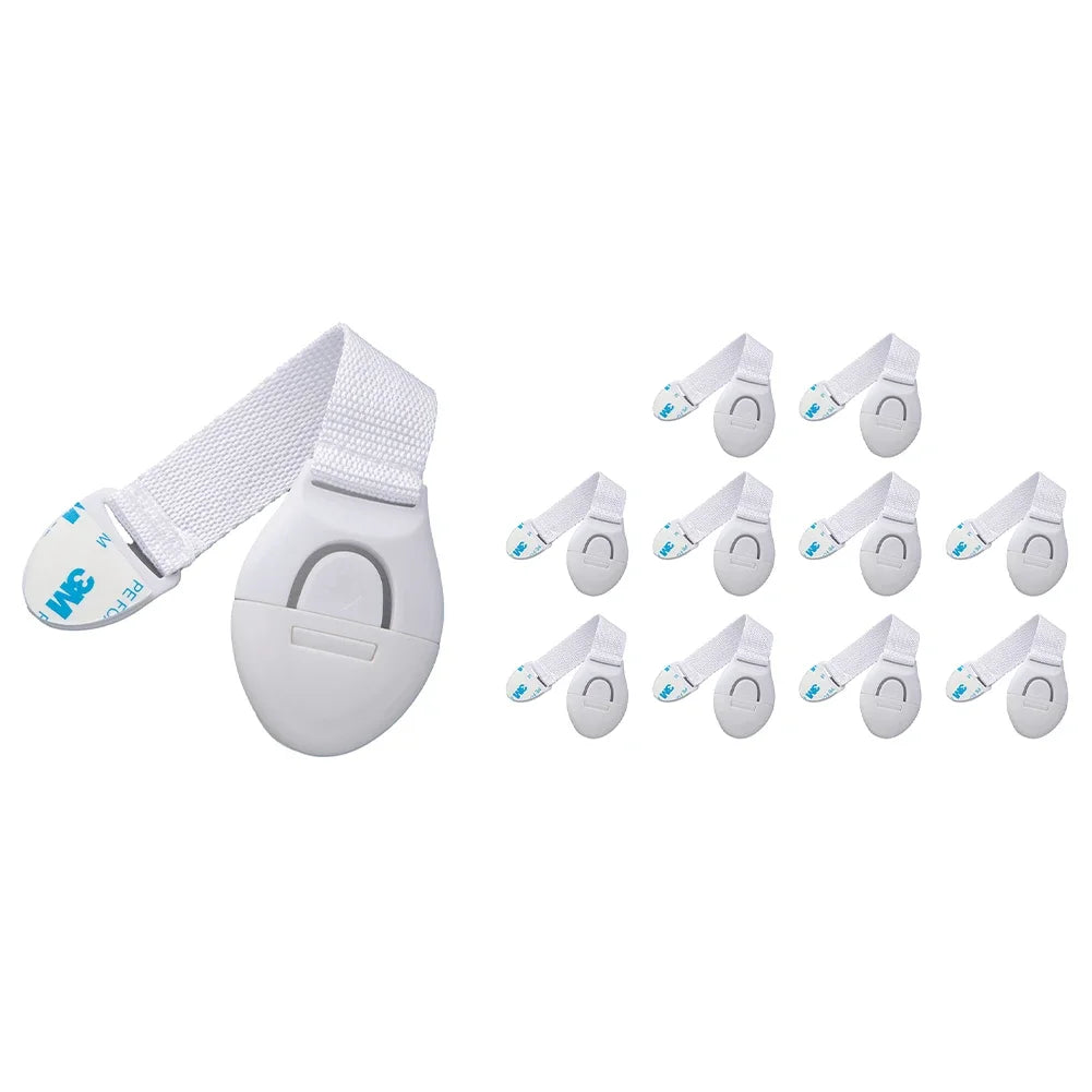 1-20PCS Child Safety Cabinet Lock Baby Security Protection Drawer Door Cabinet Lock Plastic Protection Kids Safety Door Lock