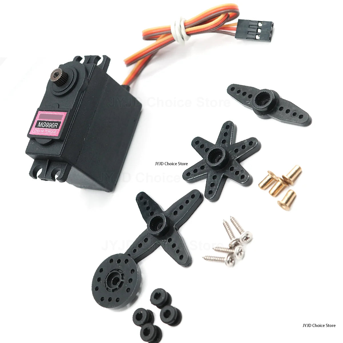 High Torque MG996R 4.8-6.0V Digital Servo with Metal Gear for Futaba JR 1/8 1/10 RC Car Helicopter Robot Boat Arduino UNO DIY