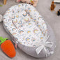 85x50cm Baby Nest Baby Crib Infant Cradle Cotton Cot Newborn Nursery Bassinet with Pillow Infant Toddler Lounger