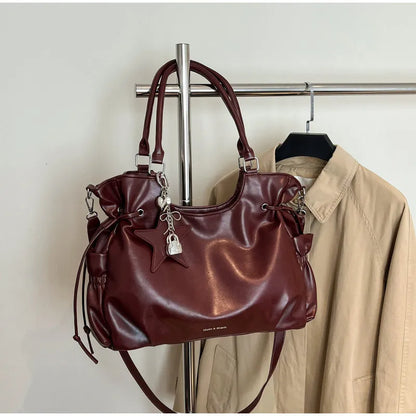 Fashionable Brand Design Tote Bag New Retro Shoulder Bag Casual Large-capacity Crossbody Bags Light Luxury High-end Women's Bags