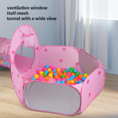 Children's Fun Play Tent, Play Tunnel - Kids' Ball Pool - Yurt, Space Rocket Toy Playhouse, Outdoor Portable Playhouse, Leisure Toy for Pretend Play, Ideal Holiday Gift for Children, Holiday Party Decoration, Ocean Balls Not