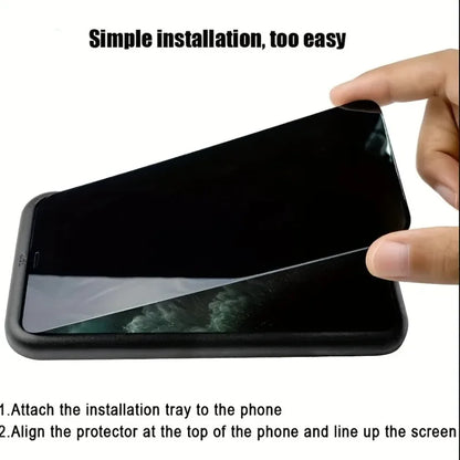 2Pcs Privacy Screen Protector for iPhone 17 16 15 14 Pro Max 16 15 14 PlusTempered Glass For iPhone 11 12 13 Pro XR XS Max Glass