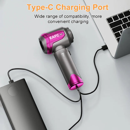EAFC Mini Car Vacuum Cleaner 20000Pa Cordless Powerful Portable 6000mah Car Vacuum Cleaner for Home Handheld Blower Car Cleaner
