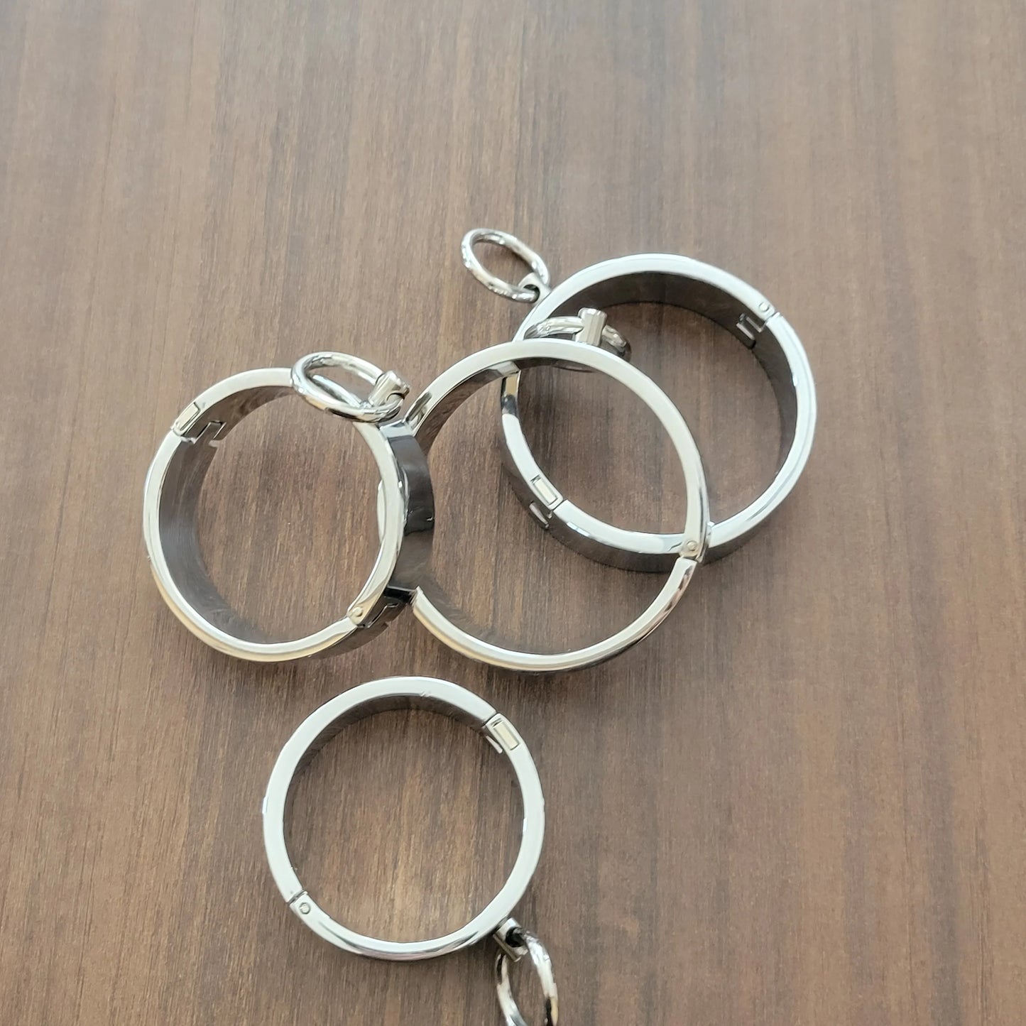 Metal Steel Ankle Wrist Cuff Handcuffs Restraints Slave BDSM Bondage Intimate Adult Game Sex Shop for Couples Sex Products