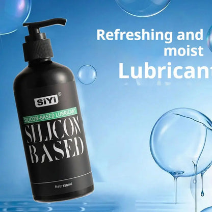 Silicone-Based Personal Lubricant Long Lasting Silky Smooth, Non-Sticky, Unscented, Waterproof For Men Women and Couples 120ml