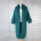 Women Faux Sheep Fur Long Coat Cardigan Thermal Loose Maxi Jackets Plush Coats Female Jacket Autumn Winter Furry Outerwear