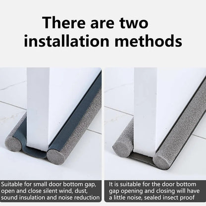 36" Door Draft Stopper – Adjustable Under-Door Seal to Block Cold Air, Noise & Dust (Fits Most Interior/Exterior Doors)