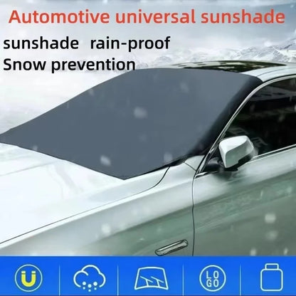 Magnetic Car Snow Shield Car Sun Shield Thickened Frost Protection and Sun Protection Car Cover