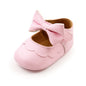 Meckior Baby Girl Shoes Leather Rubber Sole Anti-slip Toddler First Walkers Infant Crib Shoes Newborn Girl New Baby Shoes