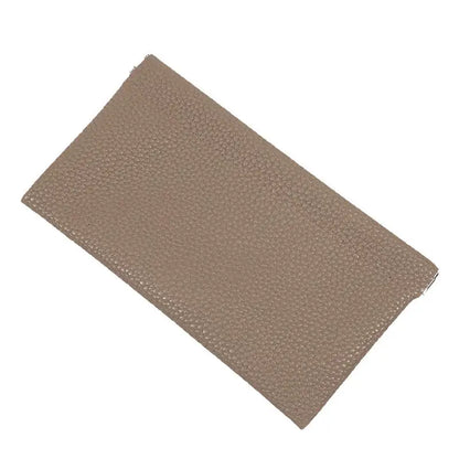 Self‑Closing Artificial Leather Long Wallet Passport Driver's License ID Holder Headphone Data Cable Storage Cash Pouch