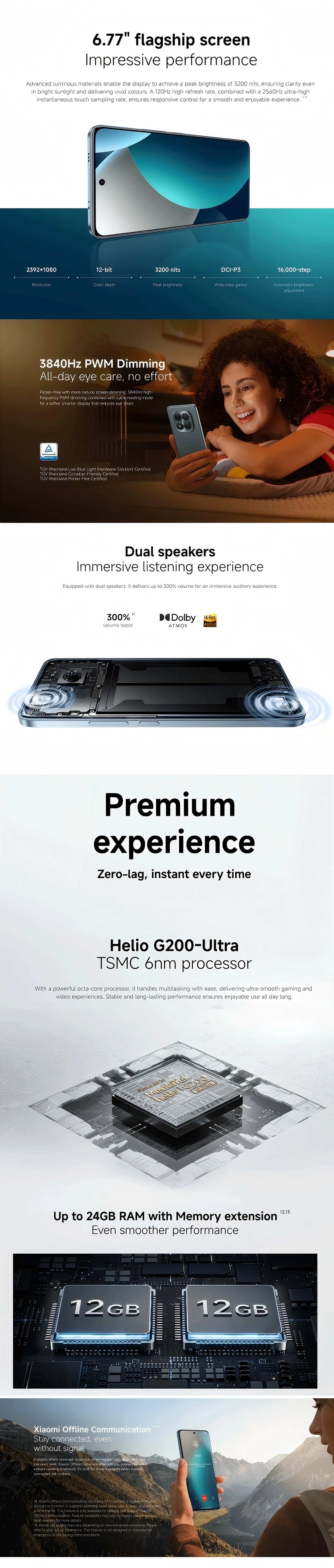 Xiaomi Redmi Note 15 Pro 4G Smartphone NFC MTK Helio G200-Ultra 6.77" 120Hz Display 200MP OIS, 45W Charge, IP65, Battery 6500mah