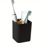 Bathroom Organizer Made of with Three Compartments for Toothbrushes And Toothpaste, Suitable for Electric Toothbrushes