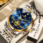 BINBOND Chronograph Men's Watches Accurate Quartz Watch For Men Luxury Luminous Waterproof StopWatch Durable Reloj