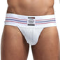 JOCKMAIL Men's Underwear Men Sexy Briefs Jockstrap Pouch Cuecas Man Cotton Panties Thongs Mesh Underpants Gay Slip Homme Srting