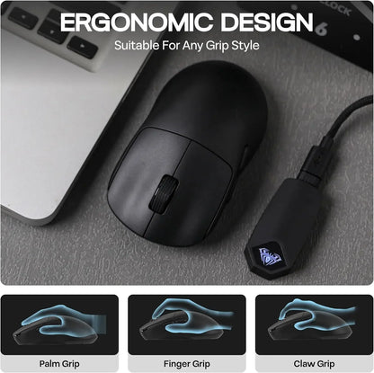 AULA SC800 Gaming Mouse USB-C Wired/2.4G 37g Lightweight 8K Paw3395 Sensor Customized Mice PC E-Sports Gamer Accessories Gifts