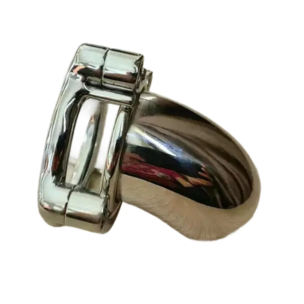Fully Enclosed Stainless Steel Chastity Cage for Men Metal Screw Lock CBT BDSM Device Cock Cage Harness Male Bondage