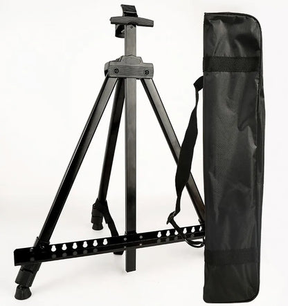 Portable Adjustable Metal Sketch Easel Sketch Drawing folding aluminum easel For Artist Art Supplies Stand With Bag Outdoor