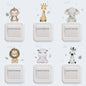 Cute Forest Animals Wall Stickers for Kids Rooms Children Boys Girls Baby Room Decoration Nursery Wallpaper Vinyl Elephant Lion