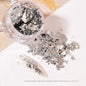 Rose Gold Silver Irregular Foil Paper Fragments Nail Art Sequin Sticker Glitter DIY Manicure UV Gel Polish Nail Decoration Tools
