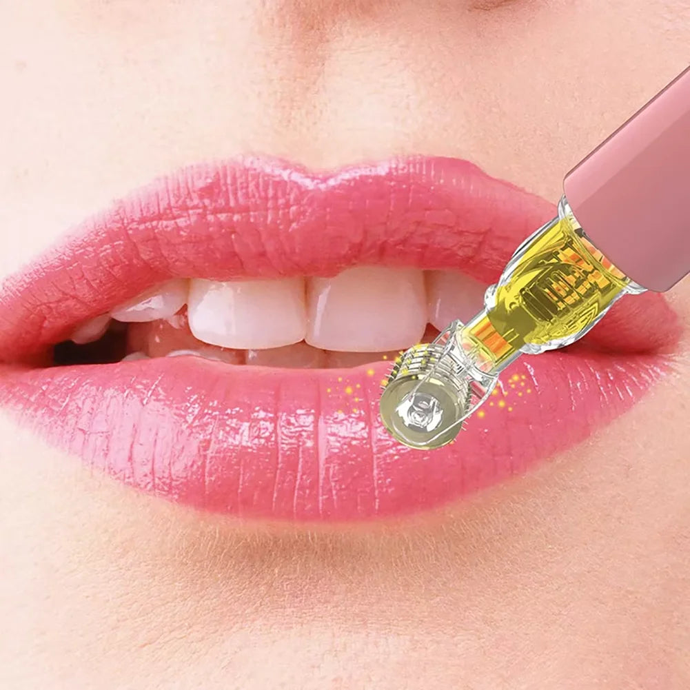 1/2/4/6pcs Derma Roller 0.2mm 105pcs Titanium Needle Lip BOOSTER Microneedle Dermaroller Face Massage Lip Beard Beauty Skin Care