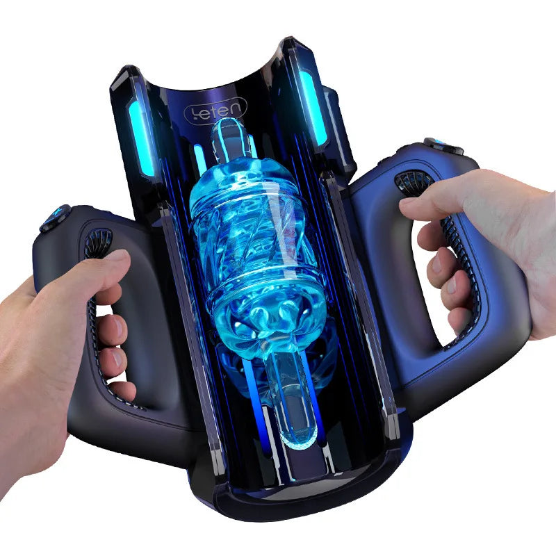 Leten THRUSTING-PRO Suction Stroker Massage Mastribution Electric Deep Throat Penis Pump Automatic Male Masturbator Telescopic