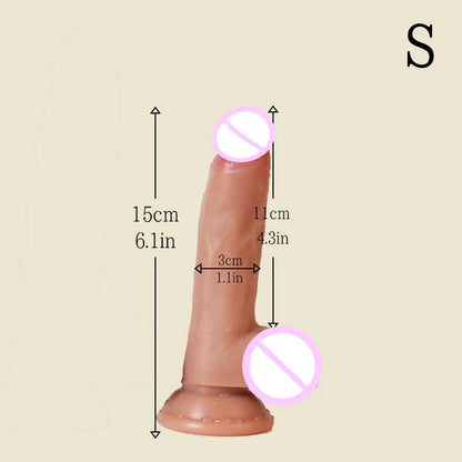 Realistic Dildos Silicone Penis  6/7/9 Inch Huge Dildos with Suction Cup for Women Masturbation Lesbain Anal Sex Toys for Adults