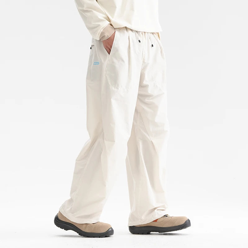 Men Streetwear Fashion Loose Casual Lightweight Quick Dry Sport Pants Women Outdoor Techwear Cargo Baggy Pant Boy Girl Trousers