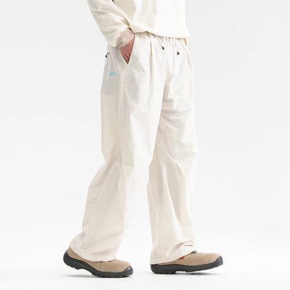 Men Streetwear Fashion Loose Casual Lightweight Quick Dry Sport Pants Women Outdoor Techwear Cargo Baggy Pant Boy Girl Trousers