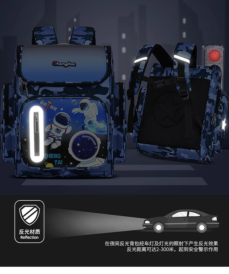2026 Waterproof Children School bags for Boys Girls Kids Cartoon Schoolbag Orthopedic Primary School backpack mochilas infantil