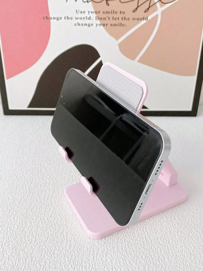 Adjustable Phone & Tablet Stand for Bed and Desk – Foldable, Portable, Height-Adjustable Holder for Watching Videos, Live Stream