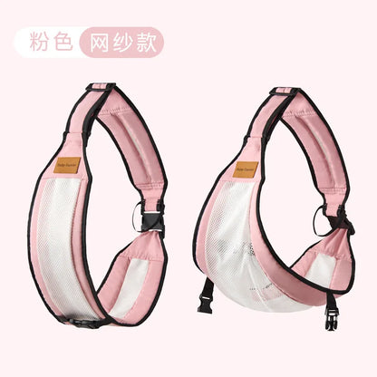 Adjustable Baby SlingOne Shoulder Baby Carrier Lightweight Breathable Mesh Baby Sling Portable Baby Carrier for Newborn Toddler
