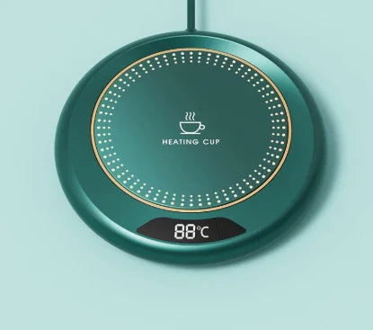 3-Speed 55℃ Constant Temperature USB Heating Coaster Thermostatic Cup Warmer For Coffee Milk Mug