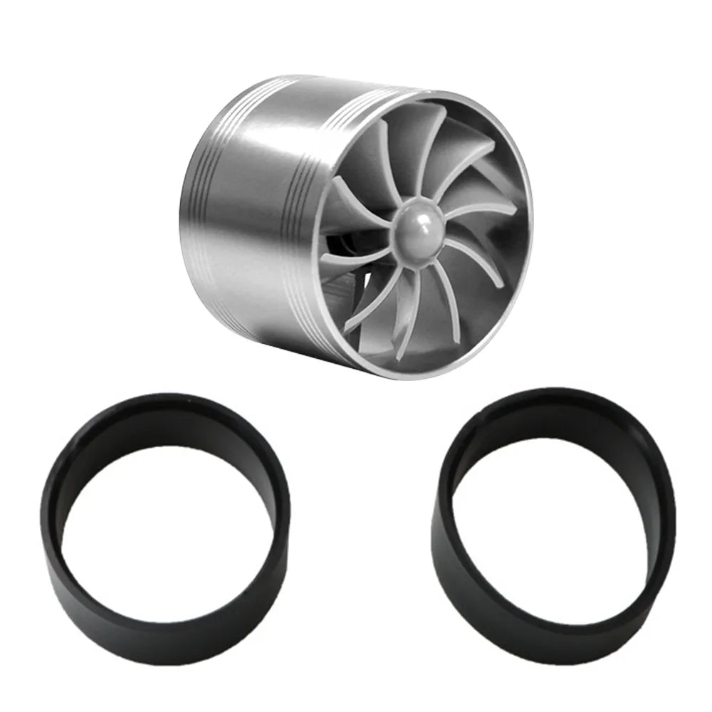 Car Air Intake Turbonator Single Fan Turbine Automobile Intake Turbo Vehicle Engine Turbocharger Power Conversion Accessories
