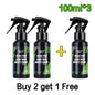 Car Plastic Leather Restorer Spray Polish Cleaner Coating Agent  Back To Black More Gloss Car Cleaning Products S3