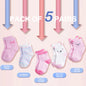 5Pairs/Lot Cotton Kids Anti-Slip Winter Socks Casual Baby Boys Girls Sock Floor Children's Socken With  Grips Kids For 0-8 Years